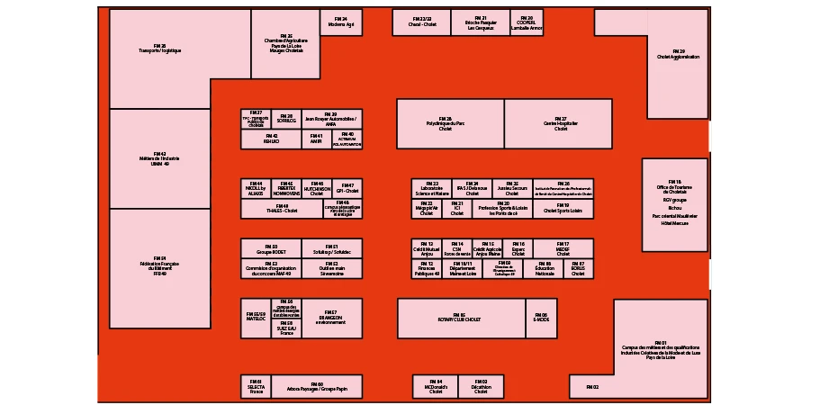 Télécharger le plan du Forum des métiers - format PDF