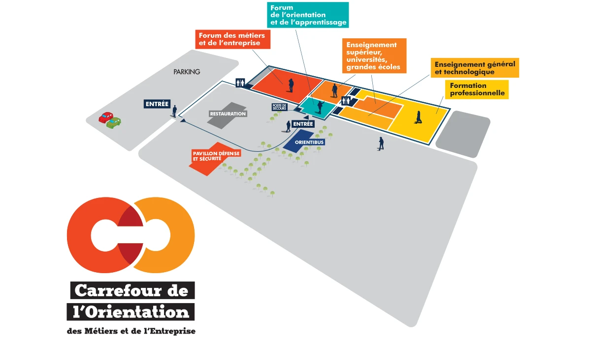 télécharger le plan du Carrefour - format PDF